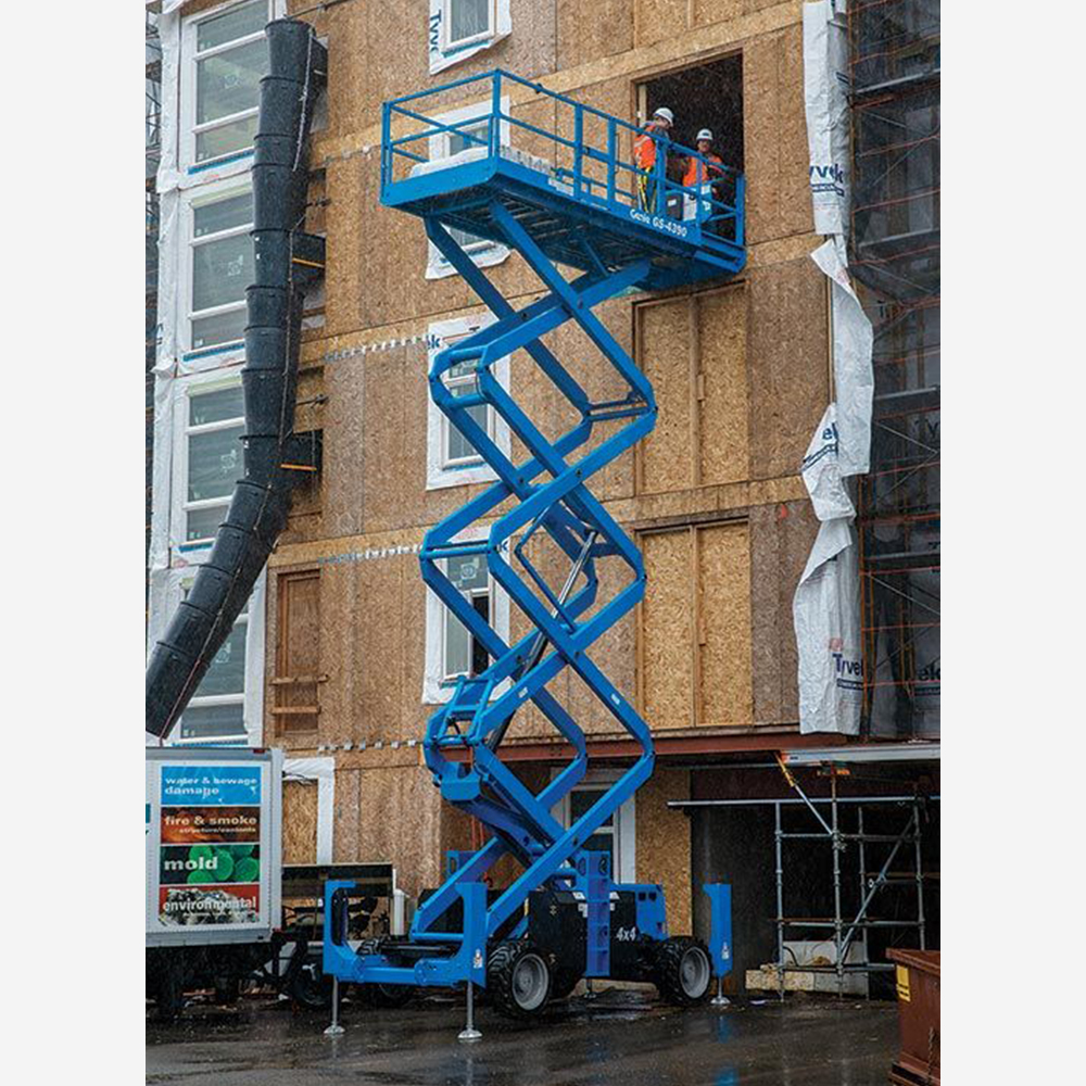 Genie GS4390 RT 15.11m Diesel Scissor Lift