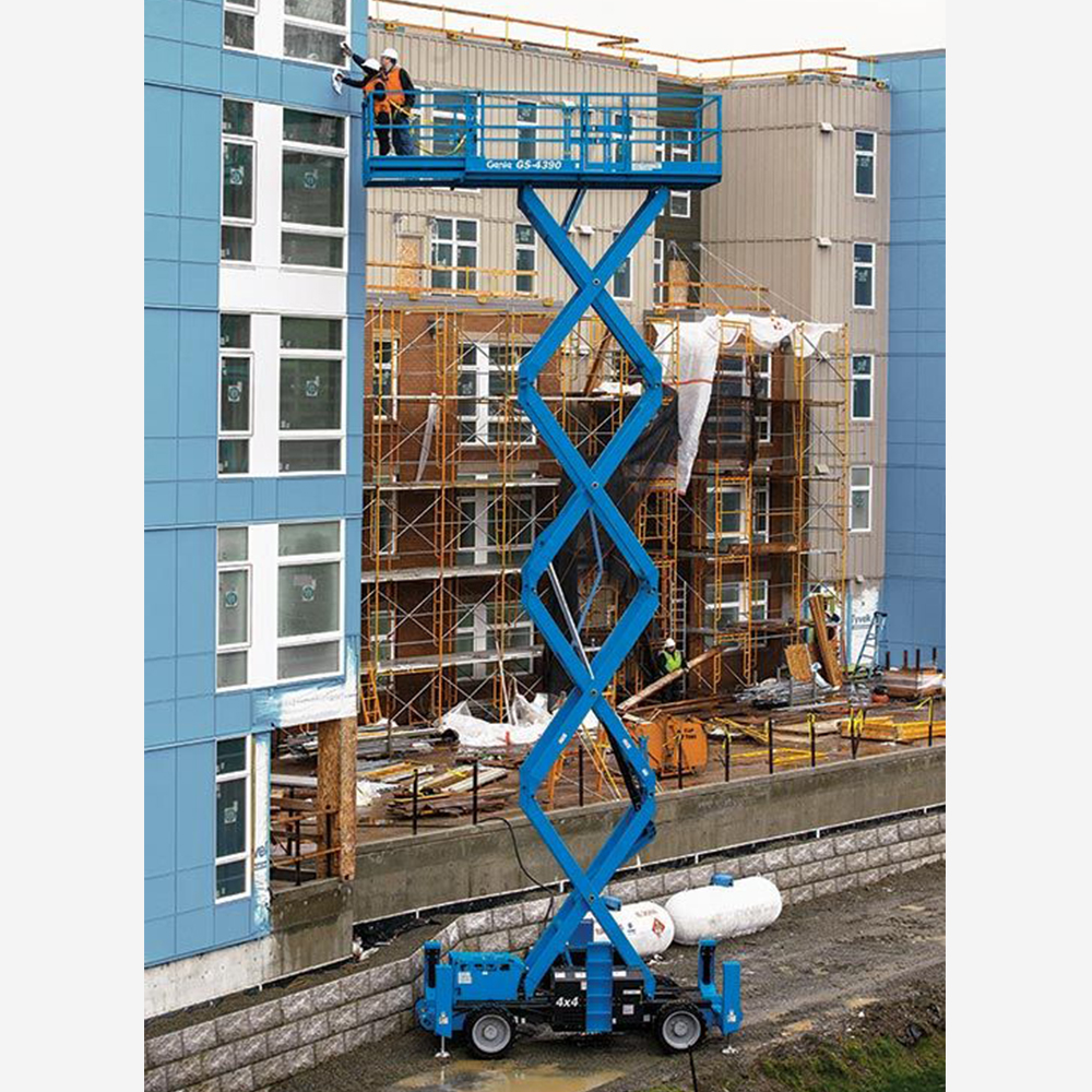 Genie GS4390 RT 15.11m Diesel Scissor Lift