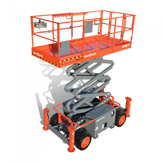 SkyJack SJ6826 RT 9.92m Diesel Scissor Lift