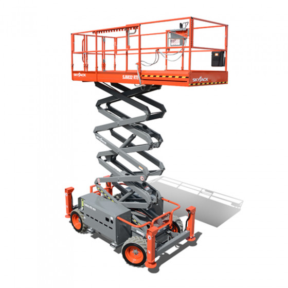 SkyJack SJ6832 RT 11.8m Diesel Scissor Lift