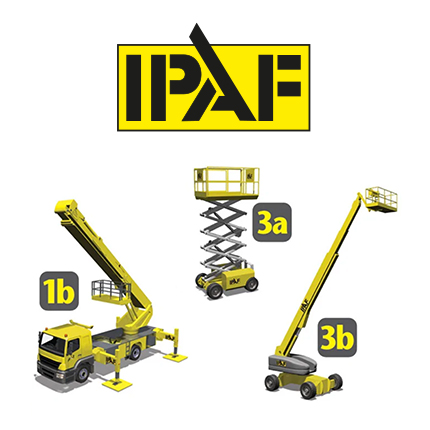 IPAF 3a, 3b & 1b - Mobile Vertical/Mobile Boom/Static Vertical Boom